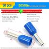 European Tubular Wire Connectors: VE0508, 7508, 1008, 1508, 2508 Pin Terminals