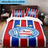 3PCS Football Club Emblem 3pcs Bedding,Including 3PCS Duvet Cover And 2pcs Pillowcases Perfect for Christmas,Ideal for Bedroom, Dormitory