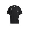 Originals Pattern Logo Round Neck Short Sleeve Black Men's HA1495