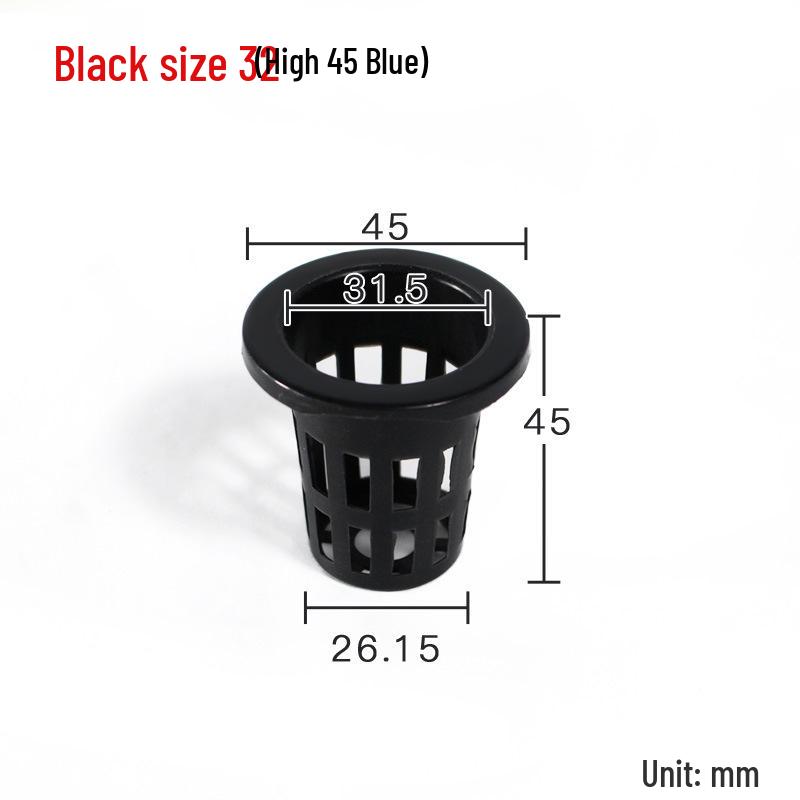 Hydroponic No. 32 Blue Planting Cup: Leafy Vegetable & Flower Transplant Basket