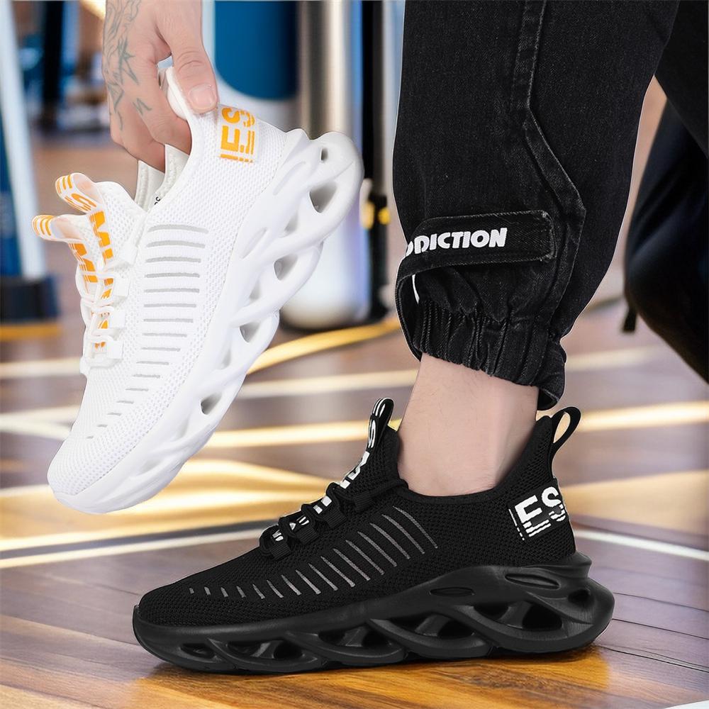 Man Running Sneakers, Kids Breathable Sports Shoes For Women Light Low Top Men'S Mesh Jogging Casual Shoes Large Size 28-48
