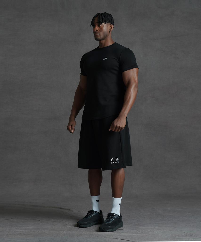 PHERMENON [2Pack] Muscle Fit P Short Sleeve T-Shirt (2 Colors)