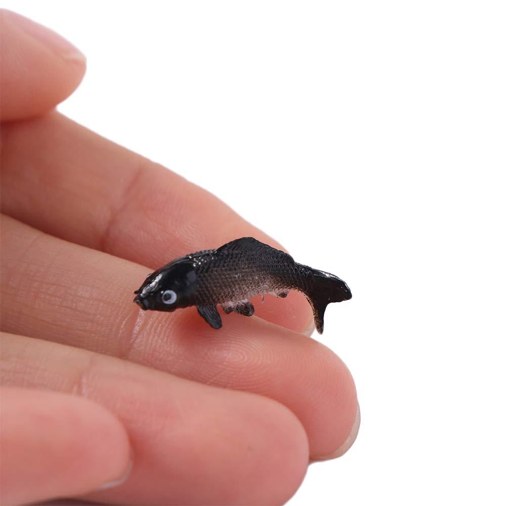 5Pcs Modeling Mini Goldfishes Models Soft 3D Mini Fish Modeling Filler  Fairy Garden