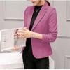 Giacca da lavoro basica da donna, casual, alla moda, slim fit, da lavoro, da donna, di alta qualità