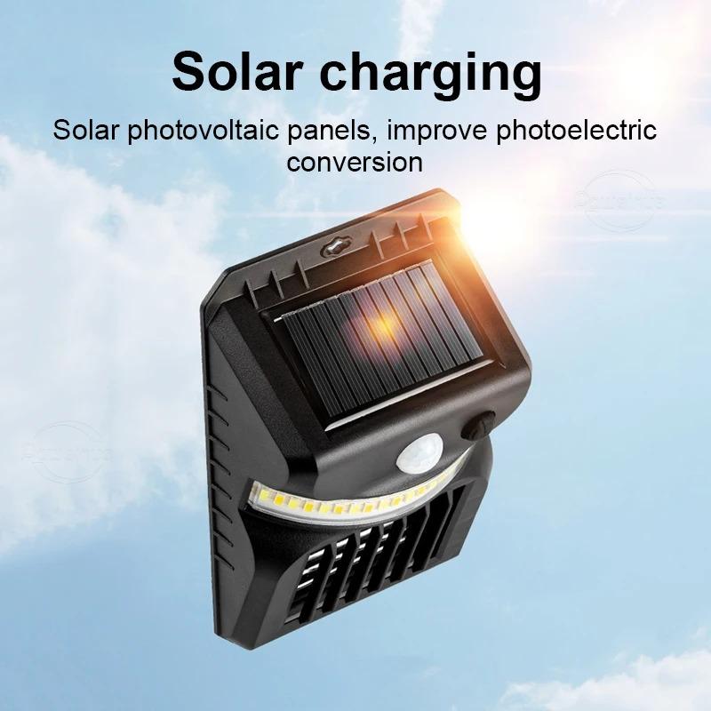 Lămpi Solare cu LED 800MAH pentru Exterior, Grădină, Senzor de Mișcare, Impermeabile, Lampă Solară, Decor Grădină, Proiector, Lampă de Perete