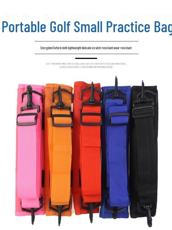 Portable Golf Club Crossbody Bag with Shoulder Strap for Practice