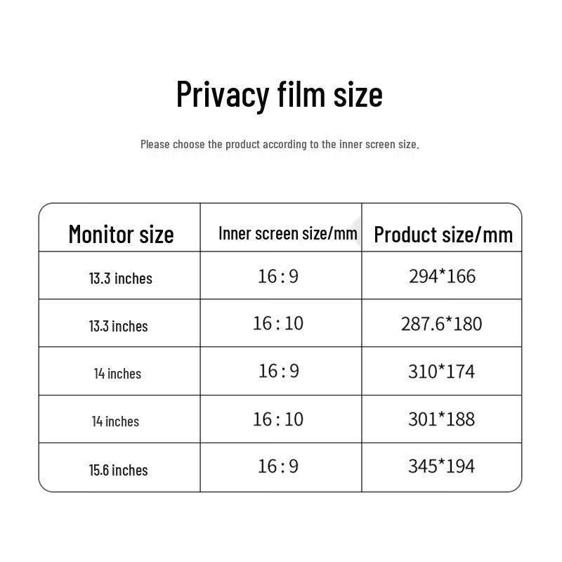 UGREEN 15.6-inch 16:9 Removable Laptop Anti-Peep Privacy Screen Filter