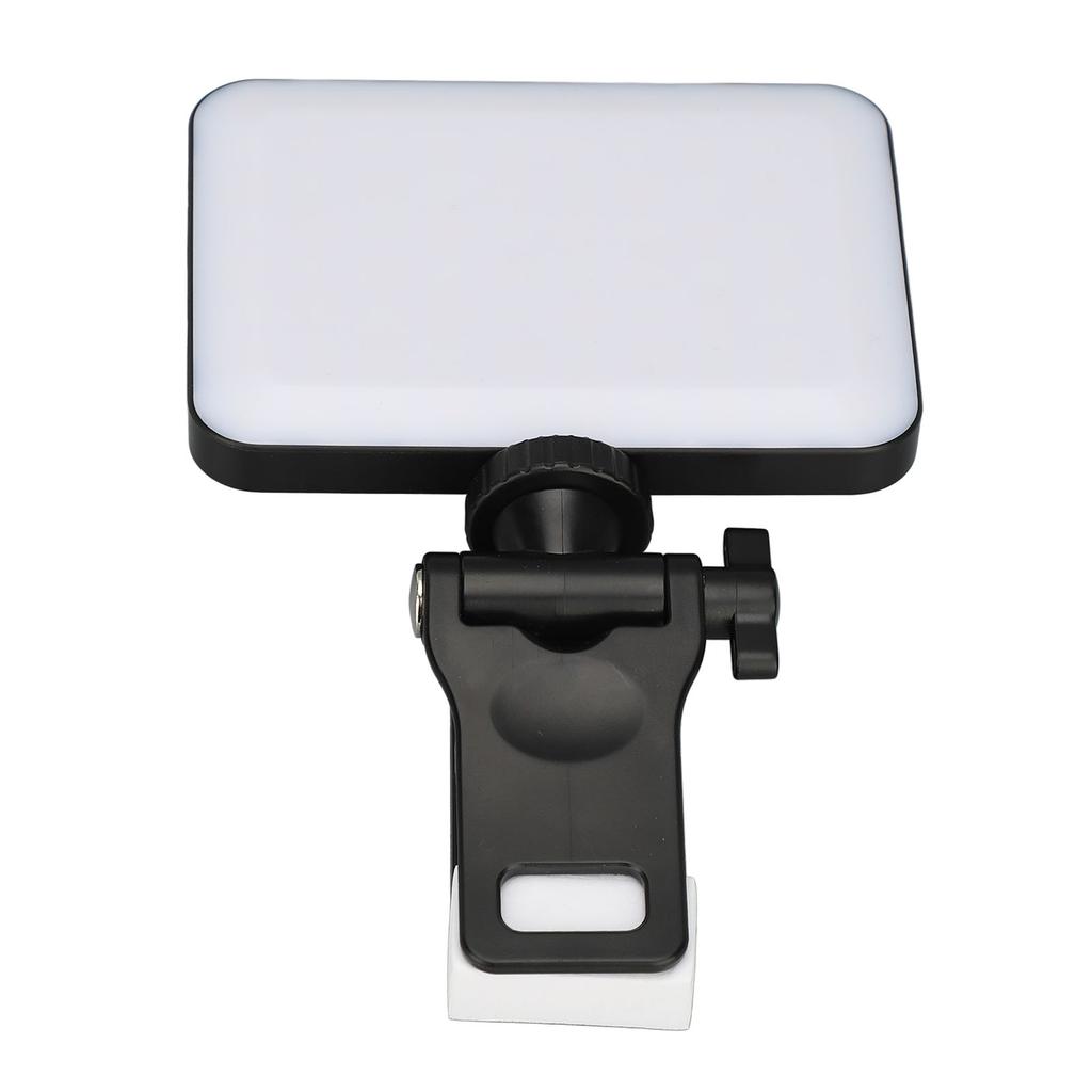 LED Video Light with Clip 3 Modes 9 Levels 3000k To 6500k Rechargeable LED Phone Light Pocket Photog