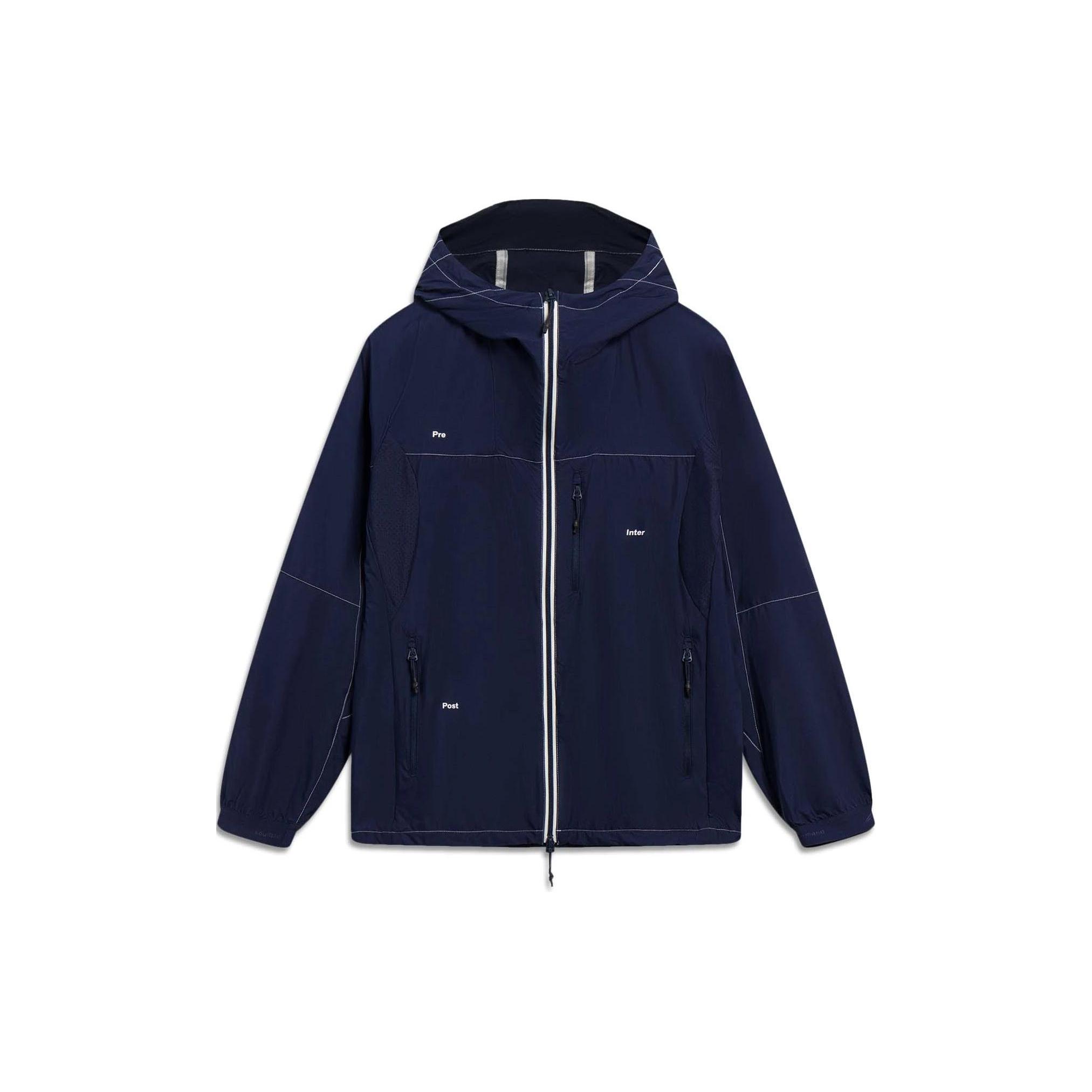 Li-Ning x Soulland Logo Windbreaker  Midnight Navy  Men s AFDSC79-1 L