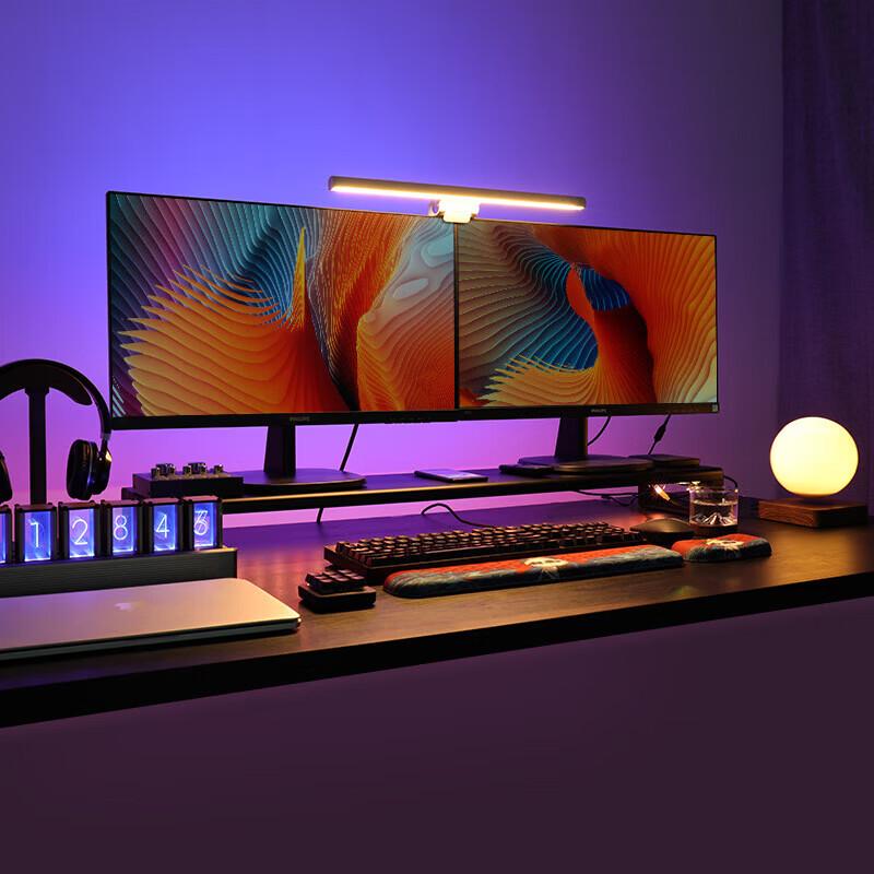 Soporte Doble para Monitor Luwei con USB y Carga Rápida