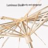 ZUODU 16-Rib Large Manual Three-Fold Sun Umbrella