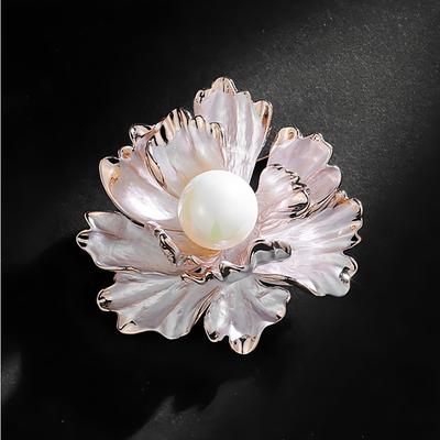 Chinese-style Noble Peony Flower Large Brooch, Women's Overcoat, Cheongsam, Brooch Collar Needle, Cardigan Coat Pin