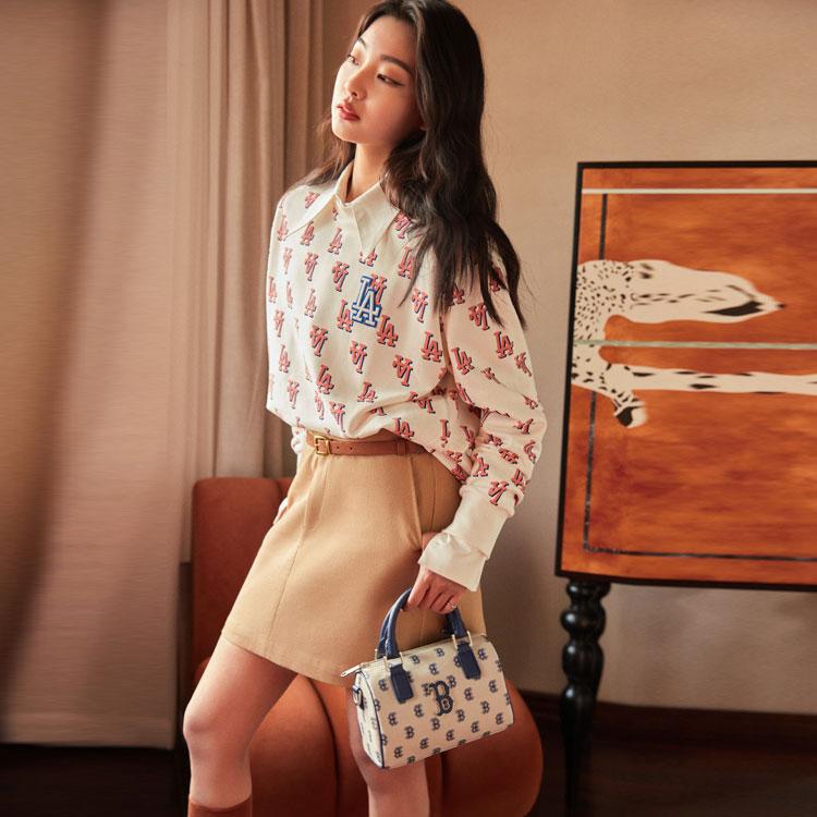 New MLB Los Angeles Dodgers Sweatshirts Unisex Cream 3AMTM0231-07CRS