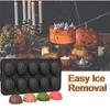 Silicone Brain Chocolate Mold 10-Cavity DIY Halloween Brain Shaped Baking Mold for Chocolate Non-Stick Sugar Pudding Mold