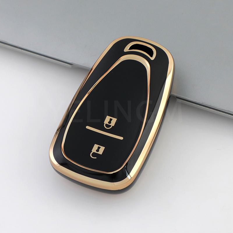New TPU Car Key Case Key Cover For CHEVROLET Cruze Spark Camaro Volt Bolt Trax Malibu Captiva Equinox Trax Tracker AVEO Lova