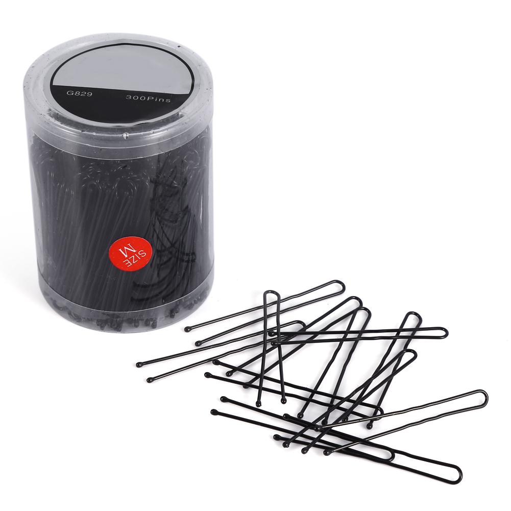 300PCS 2Colors Hairdressing Hairpins Clips Clamps Wavy U shaped Clip Hair Accessories 6 Types
