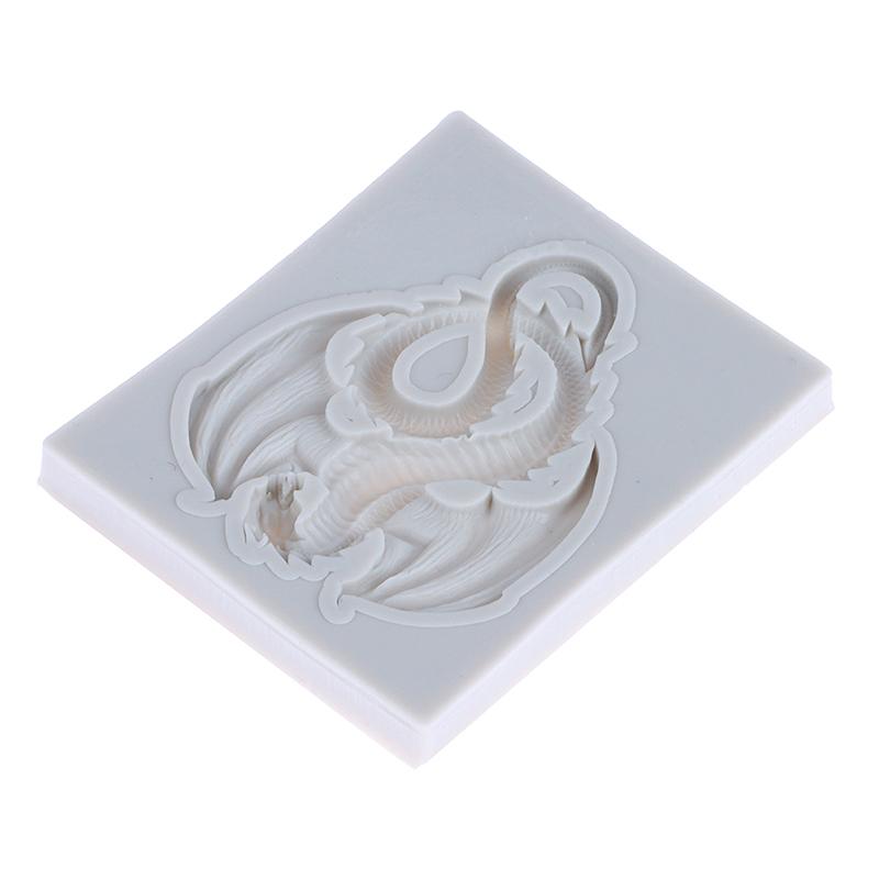 New Diy Dinosaur Shape Silicone Mold Fondant Cake Baking Mold Cake Decoration onesize