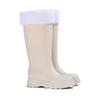 Fashion classic rain shoes women's high rain boots rainy day outdoor travel thickened non-slip waterproof shoes women's rubber shoes British boots