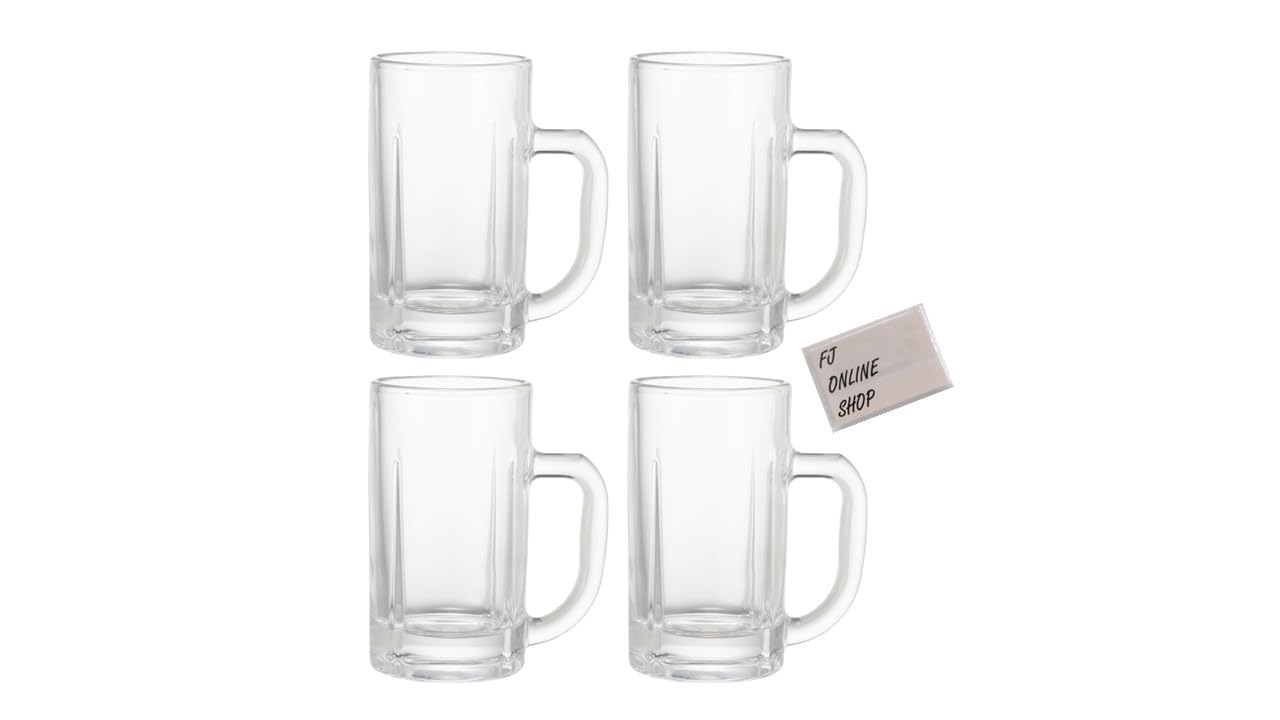 

Set of 4 400ml Steins (J-55494-3) by Toyo Sasaki Glass (Bonus Included)