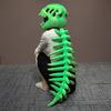 Dinosaur Skeleton Plush Toy Realistic Dinosaur Costume with Flexible Spine Fixation And Sound Effects Lightweight Headband for Party Cosplay