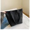College students commute to class, hand carry cloth bags, large bags, new canvas bags, large-capacity women's shoulder tote bags