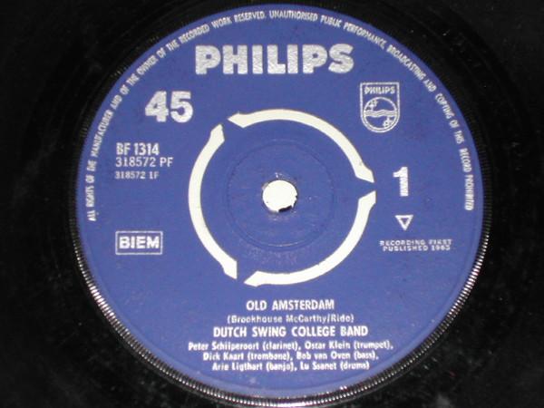 

7inch Record DUTCH SWING COLLEGE BAND - Old Amsterdam BF1314 PHILIPS 1963 UK Jazz Used