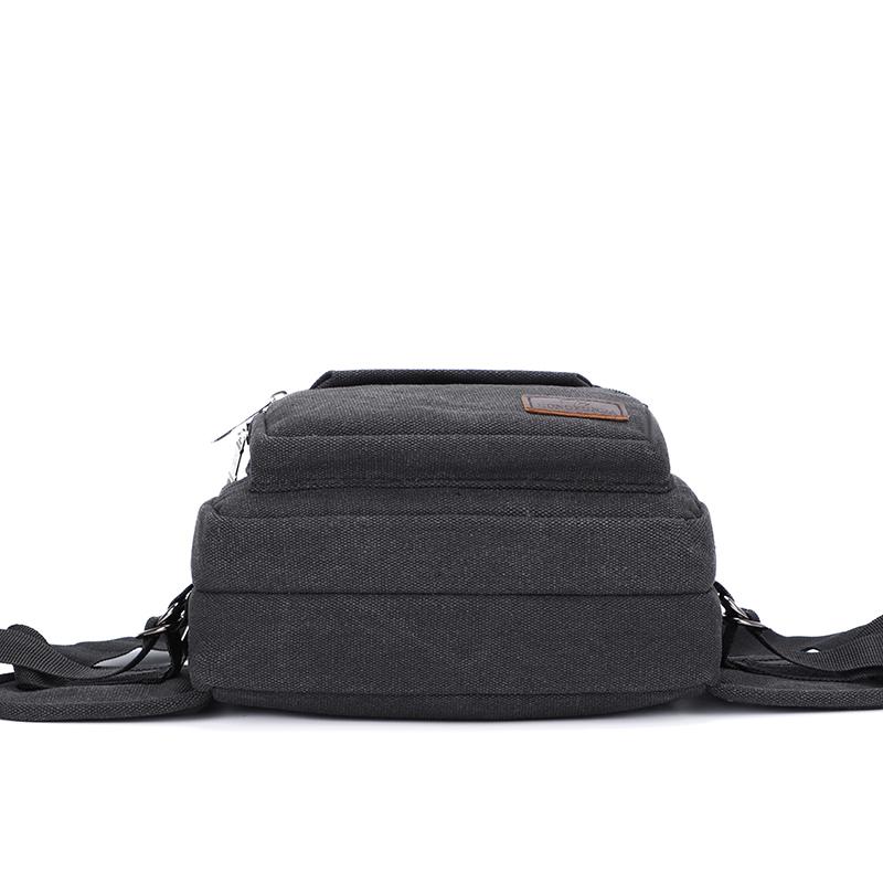 Bolsa de Cintura em Lona Esportes ao Ar Livre Multifuncional Bolsa de Cintura Masculina Durável Portátil Porta-Celular
