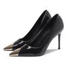 [Spot] French Black High Heels for Women In Autumn 2025 Sexy Pointed Temperament Celebrity Stiletto