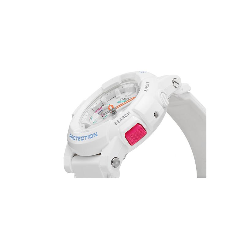 Casio BABY-G Series Runner, Fashionable and Energetic Street, Classic Pointer Dual Display, Waterproof, Quartz Movement, Resin Strap, BGA-185-7A