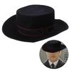 Cappello a Cilindro Fedora di Lana Cappello da Gentiluomo Regalo per Fidanzato Cappello a Cilindro a Tesa Corta