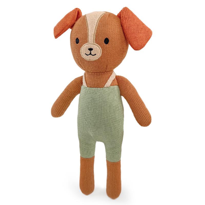 

Knitted Rabbit Bear Cat Plush Toy With Wearable Clothing For Kids And Collectors Dog