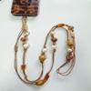 Phone Lanyard With Handcrafted Beaded Pvc Chain For Unisex Smartphone Accessories