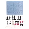 Hand Made Chess and Card Molds Silicone Casting Mold for DIY Game Crafts