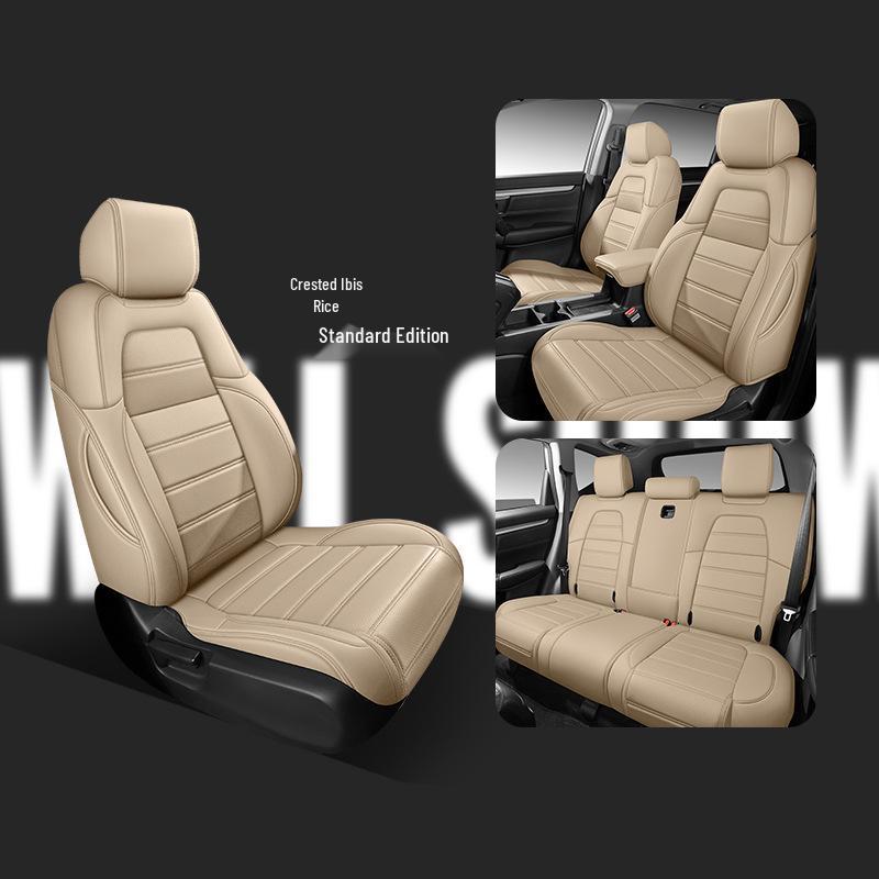 Custom Leather Seat Cover for Honda CRV, XRV, Vezel, Breeze, Integra - Full Wrap Design