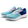Li Ning Fashion Trend Cushioning Slip Resistant Abrasion Resistant Breathable Low Top Running Shoes Men's Blue White ARHS035-5