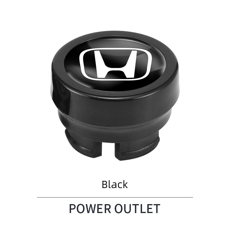 Car Cigarette Lighter Cover DustProof Decoration Cap For Honda Civci FIT CRV Accord Jazz HRV Dio Stepwgn Prelude Insight Odyssey