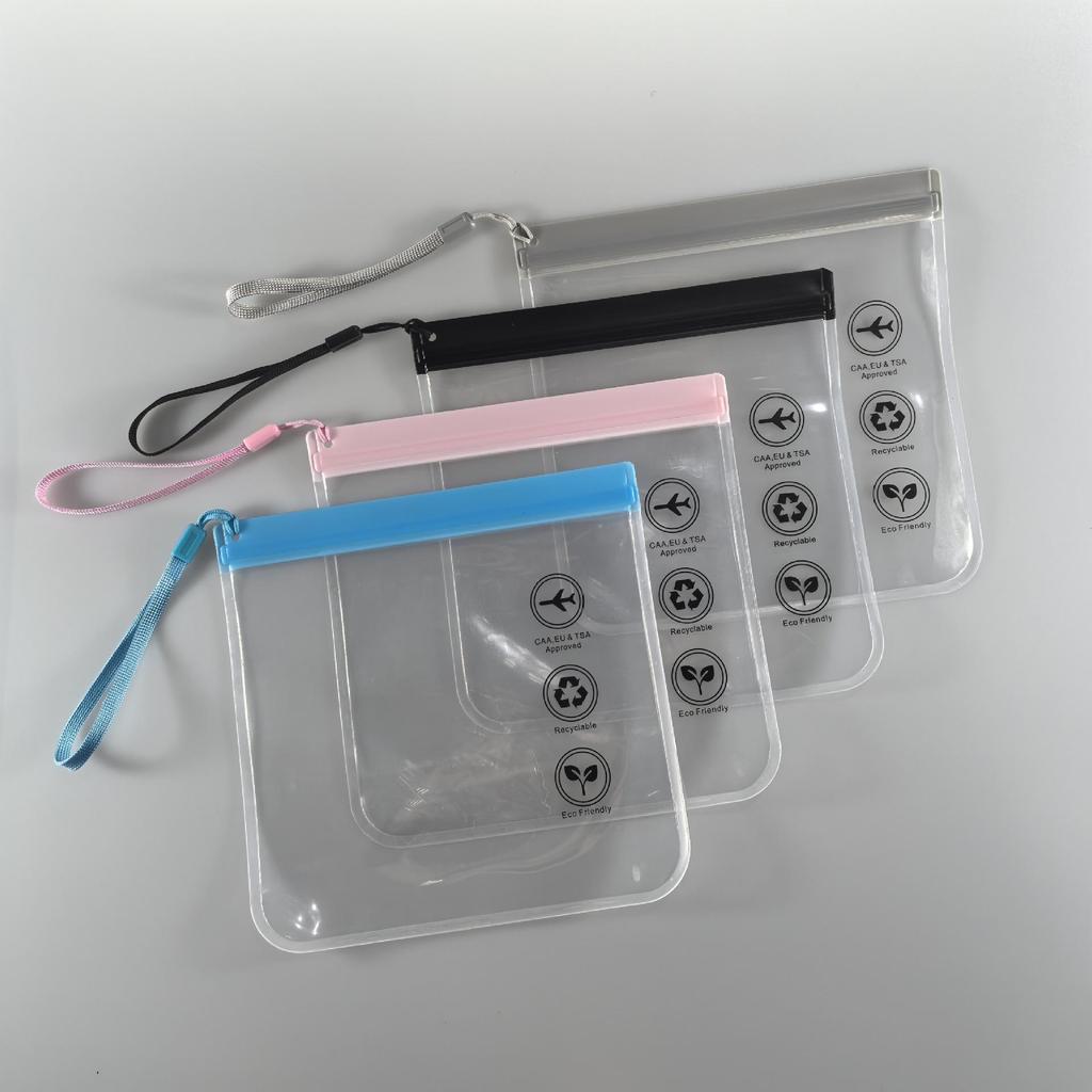 Transparent EVA Waterproof Self-Sealing Food Lanyard Bag - Fresh-Keeping Sandwich Bag