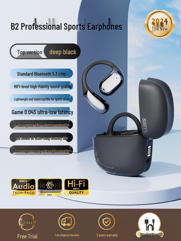 

SIBYL B2 Wireless Bone Conduction Sports Headphones