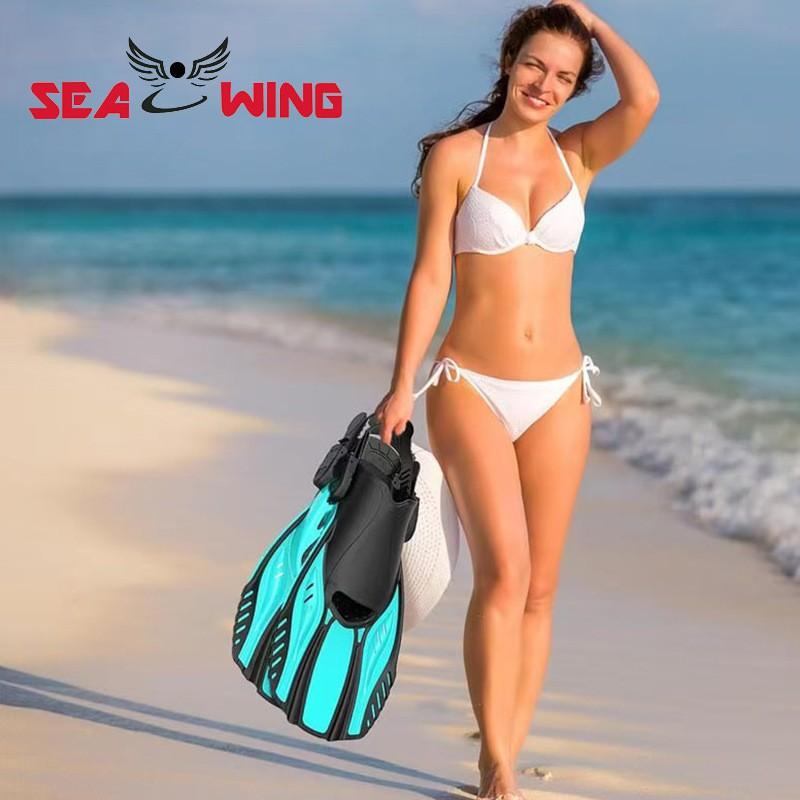 Adjustable Strap Adult Swimming Fins Snorkeling Diving Mermaid Tail Use TPE PP Material