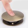 Press Type Elegant Style Brass Basin Popup Drain Stopper With Overflow Bathroom Accessory