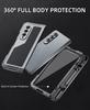 Military Protection Armor Heavy Duty Case For Saumsung Galaxy Z Fold 4 5 6 7 Full-Body Shockproof Cover Stand PET Screen Film