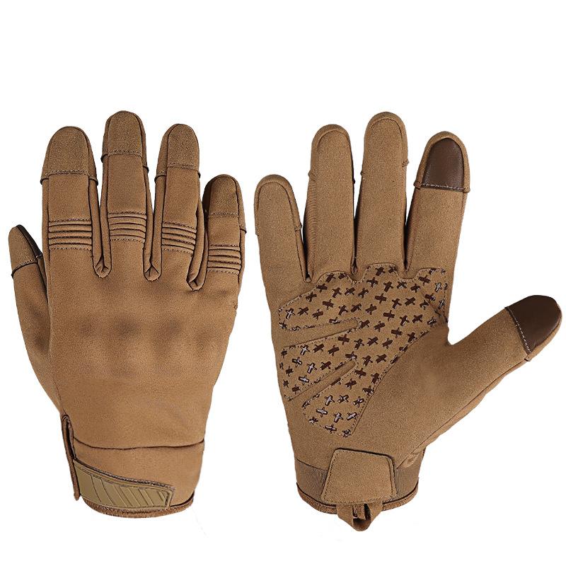 Outdoor Multifunctional Tactical Gloves Touch Screen Motorcycle Riding Warm Windproof Waterproof Camouflage Sports Training Gloves