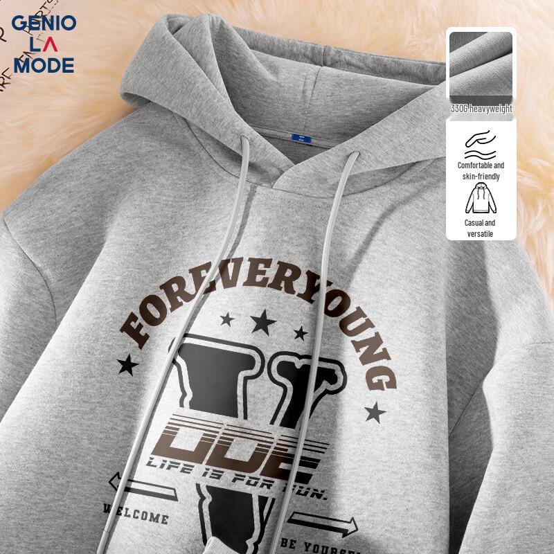 GENIOLAMODE Herren Casual Kapuzensweatshirt