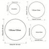 1pc Heart Eye Office Round Area Rug, Indoor Mat Suitable for Under Office Chairs Home Decor163