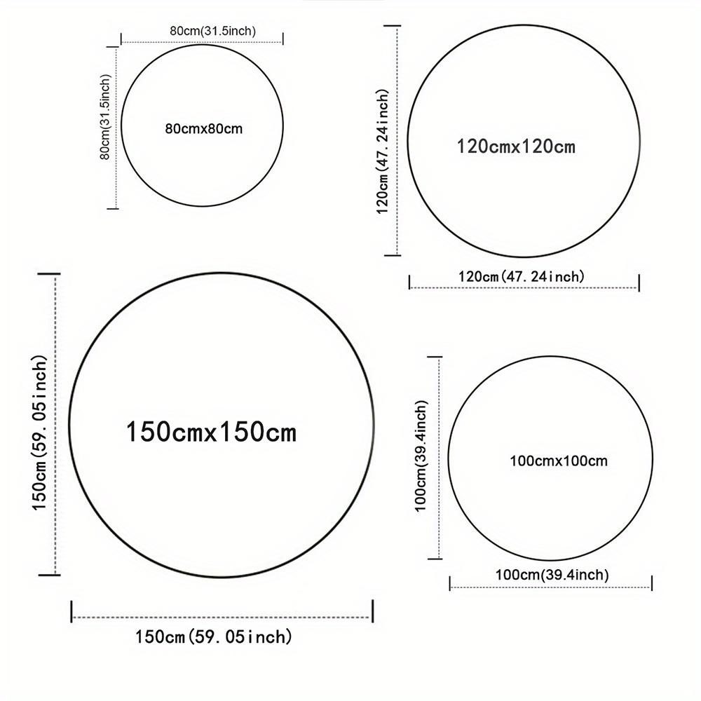 1pc Heart Eye Office Round Area Rug, Indoor Mat Suitable for Under Office Chairs Home Decor163