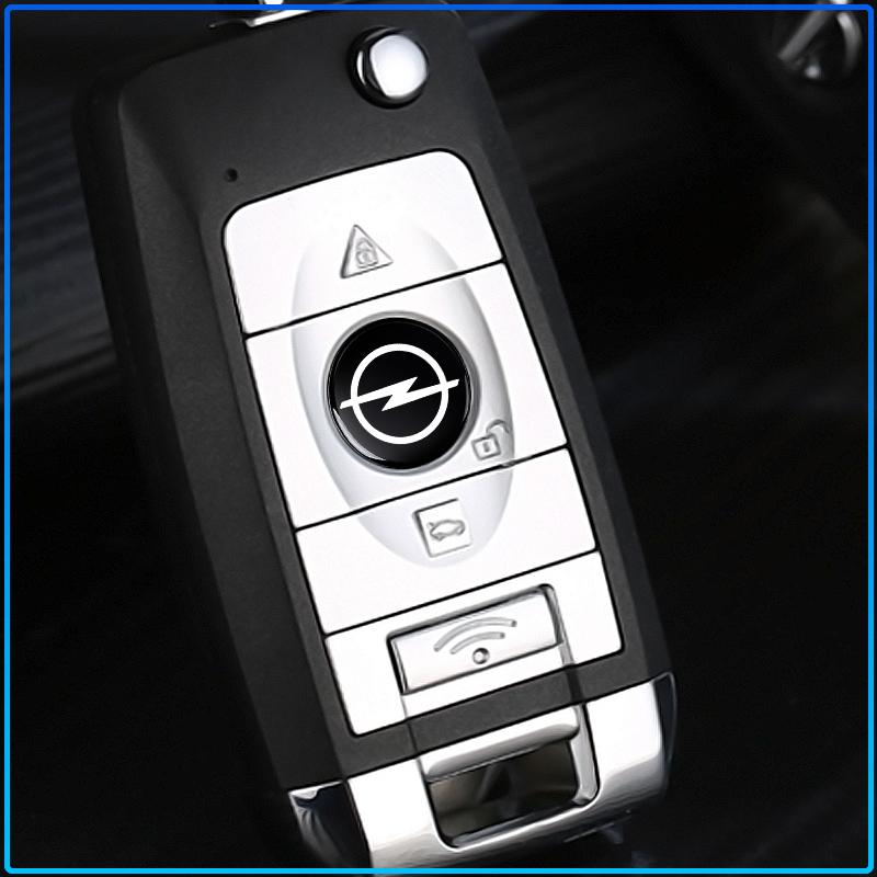 14mm Aluminum Car Remote Key Sticker Emblem Auto Accessories For Opel Astra H G J Insignia Mokka Zafira Corsa Vectra B C D