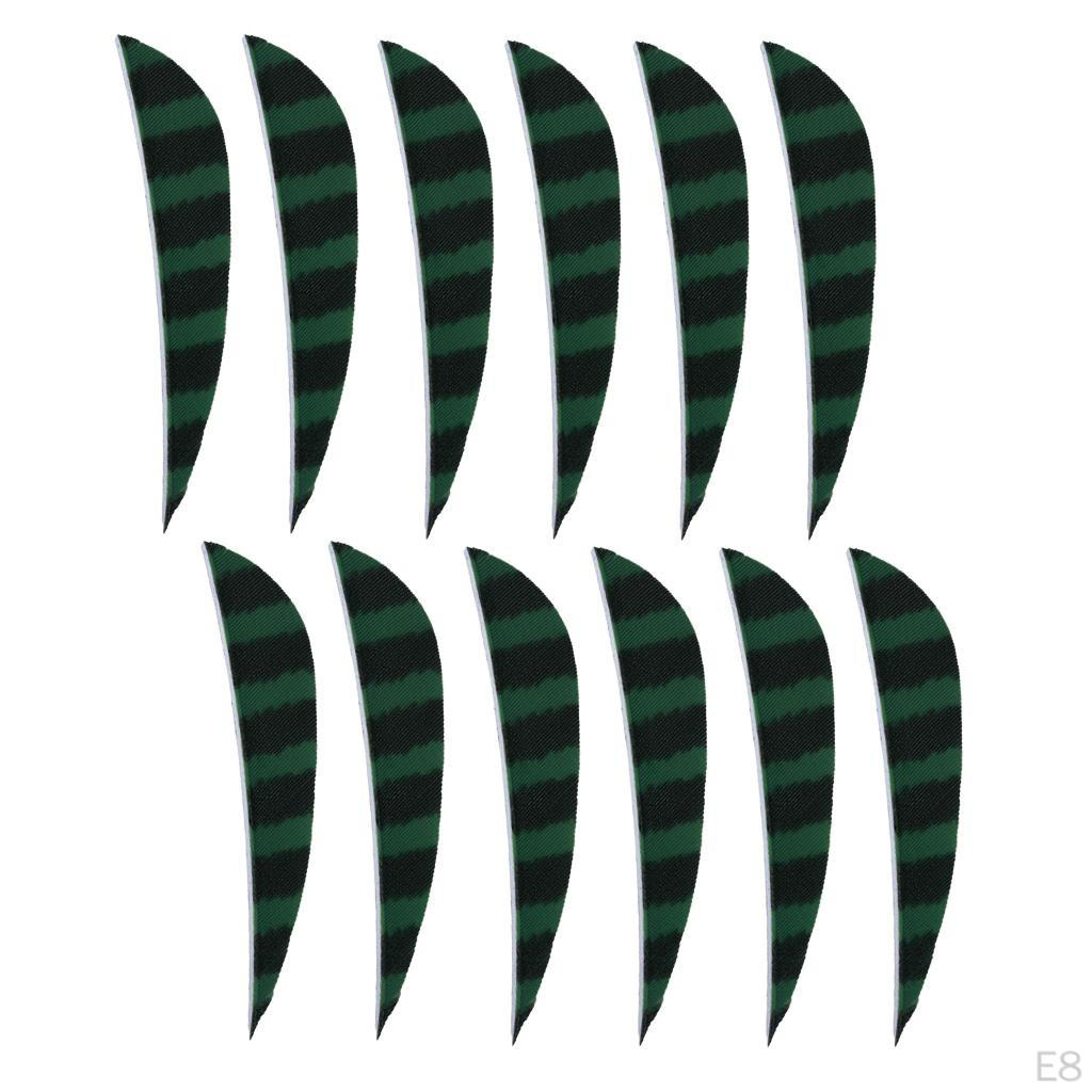 12 Pieces 3 Turkey Feathers Fletchings for Shafts