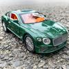 1/24 Bentley Continental GT Model Car, Alloy Diecast Collectible Pull Back Car Toy with Door Can Be Opened for Boys Girls Gift