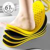 1 Pair Comfort Insoles with Arch Support Shock-Absorbing Breathable Shoe Inserts for Men Women Non-Slip Anti-Odor Cushioned Footbed for Sports Work