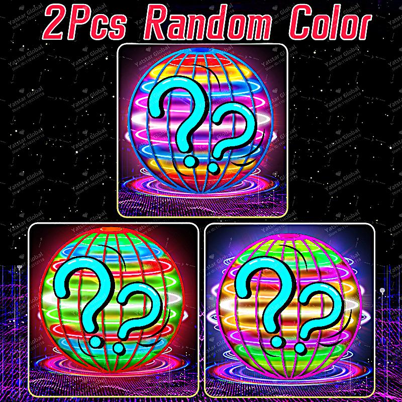 Flying Ball Spinner Toy Hand Control Drone Helicopter 360° Rotating Mini UFO with LED Light Kids Gifts Game Children Sports Ball